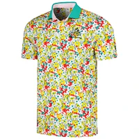 Men's Puma Green Arnold Palmer Invitational Floral MATTR Polo