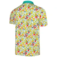 Men's Puma Green Arnold Palmer Invitational Floral MATTR Polo