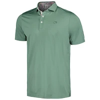 Men's Puma Green Arnold Palmer Invitational Floral Trim MATTR Polo