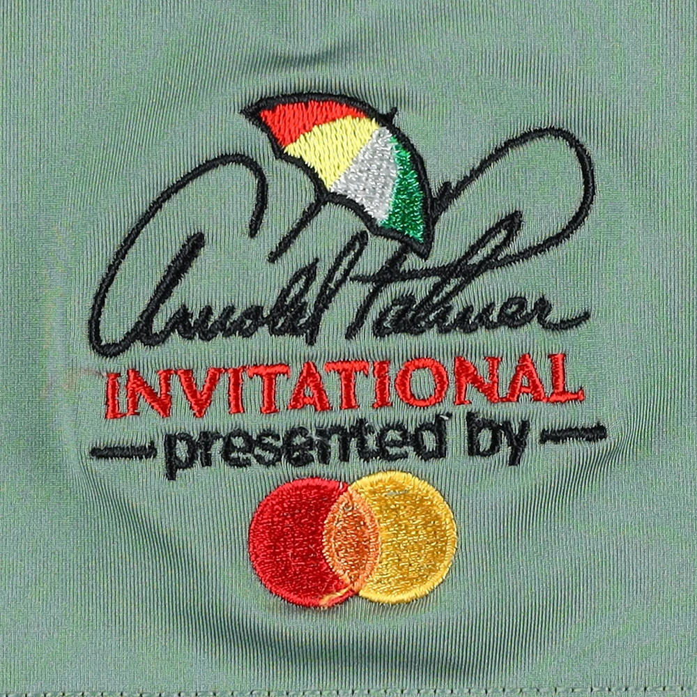 Men's Puma Green Arnold Palmer Invitational Floral Trim MATTR Polo