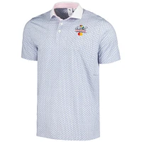 Men's Puma White Arnold Palmer Invitational Iced Tea MATTR Polo