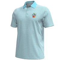 Men's Under Armour  Blue Arnold Palmer Invitational Playoff 3.0 Crane Print Polo