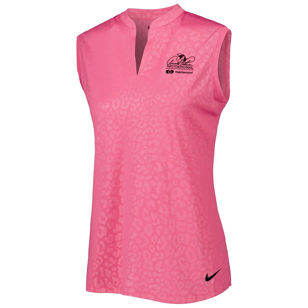 Women's Nike Pink 2023 Arnold Palmer Invitational Victory Performance V-Neck Sleeveless Polo