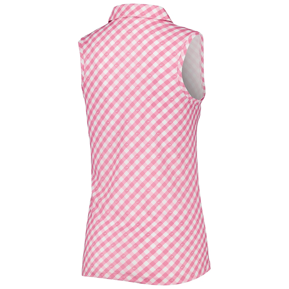 Polo sans manches Nike Arnold Palmer Invitational Victory Performance pour femme, rose