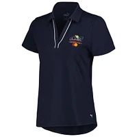 Women's Puma Navy Arnold Palmer Invitational Piped CLOUDSPUN Polo
