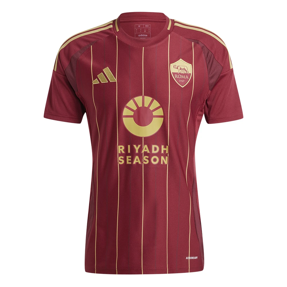 Men's adidas  Burgundy AS Roma 2024/25 Home Replica Jersey