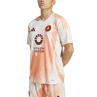 Men's adidas White AS Roma 2024/25 Away Replica Jersey