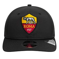Men's New Era Black AS Roma Core Flex Hat