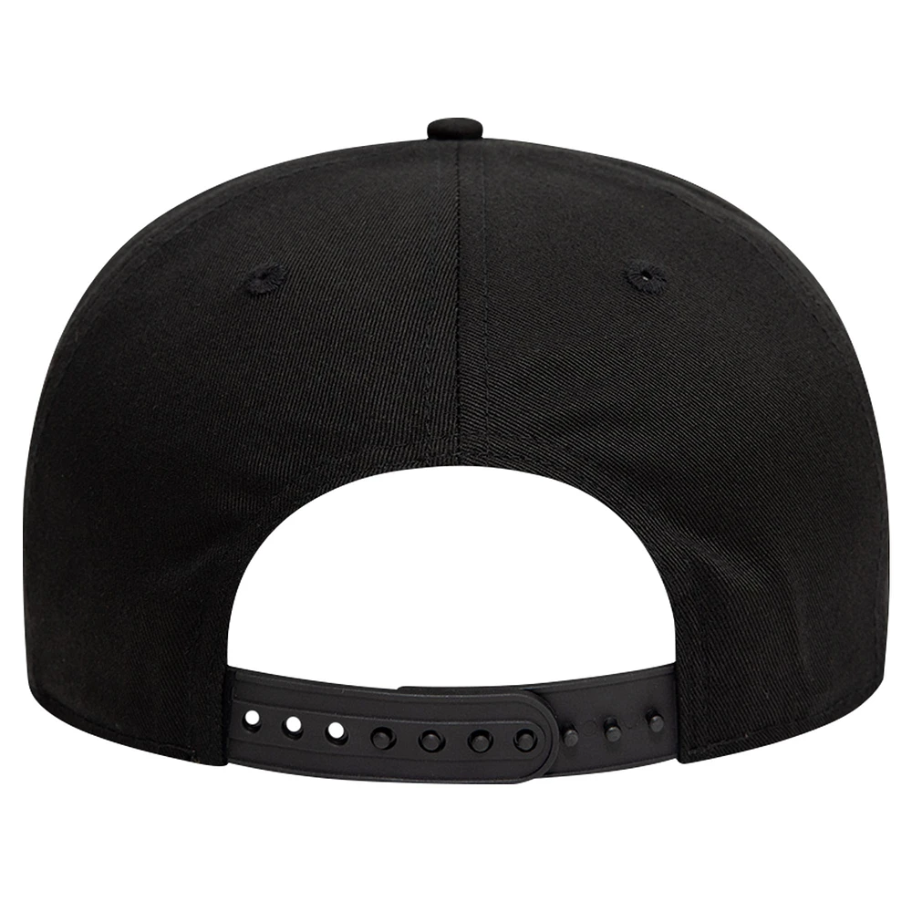 Men's New Era Black AS Roma Lupetto 9FIFTY Snapback Hat