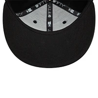 Men's New Era Black AS Roma Lupetto 9FIFTY Snapback Hat