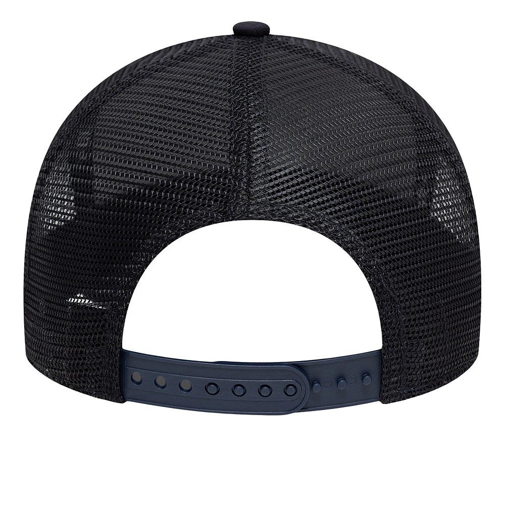 Men's New Era Navy AS Roma Trucker Adjustable Hat