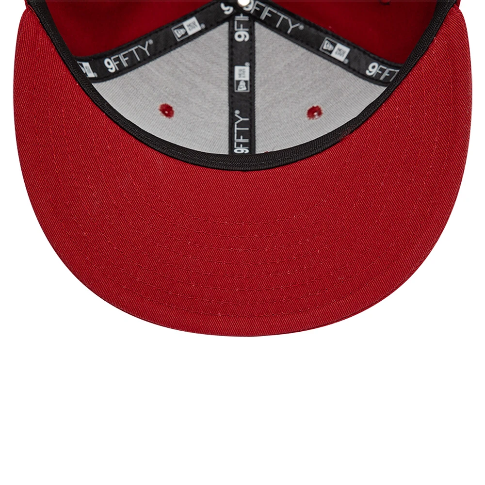 Casquette Snapback AS Roma Core 9FIFTY New Era rouge pour homme