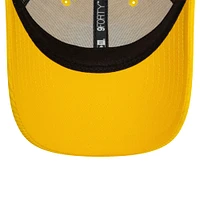 Casquette ajustable 9FORTY ton sur ton en velours côtelé AS Roma New Era pour homme jaune
