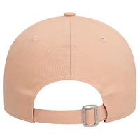Women's New Era Pink AS Roma Wordmark 9FORTY Adjustable Hat