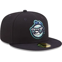 Casquette ajustée 59FIFTY pour homme bleu marine Asheville Tourists Authentic Collection New Era