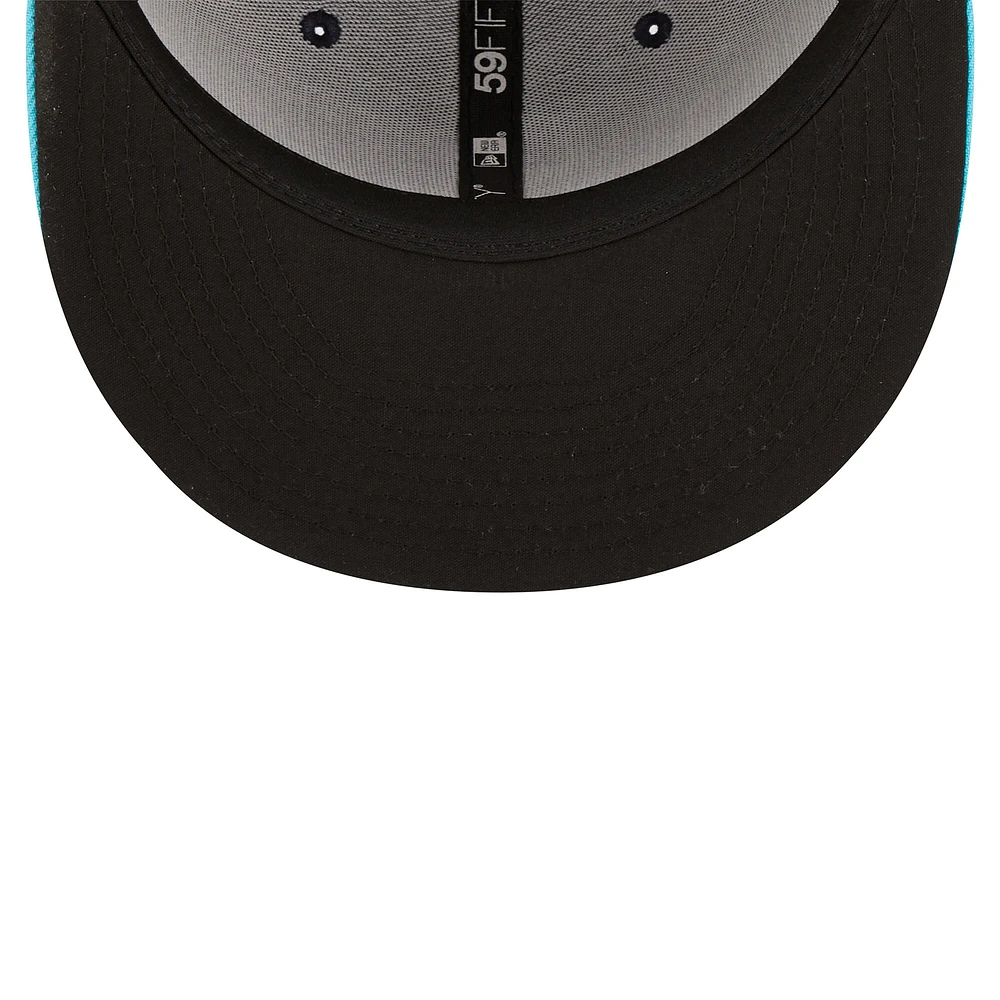 Casquette ajustée 59FIFTY pour homme bleu marine Asheville Tourists Authentic Collection New Era