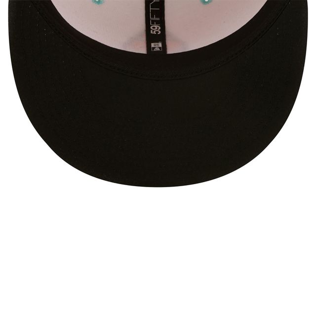Casquette ajustée 59FIFTY Yacumamas De Asheville Copa La Diversion New Era pour homme, blanc/noir