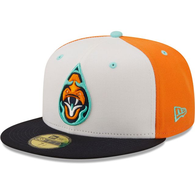 Casquette ajustée 59FIFTY Yacumamas De Asheville Copa La Diversion New Era pour homme, blanc/noir