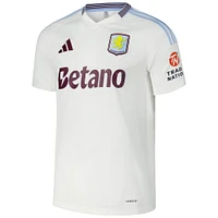 Men's adidas White Aston Villa 2024/25 Away Replica Jersey