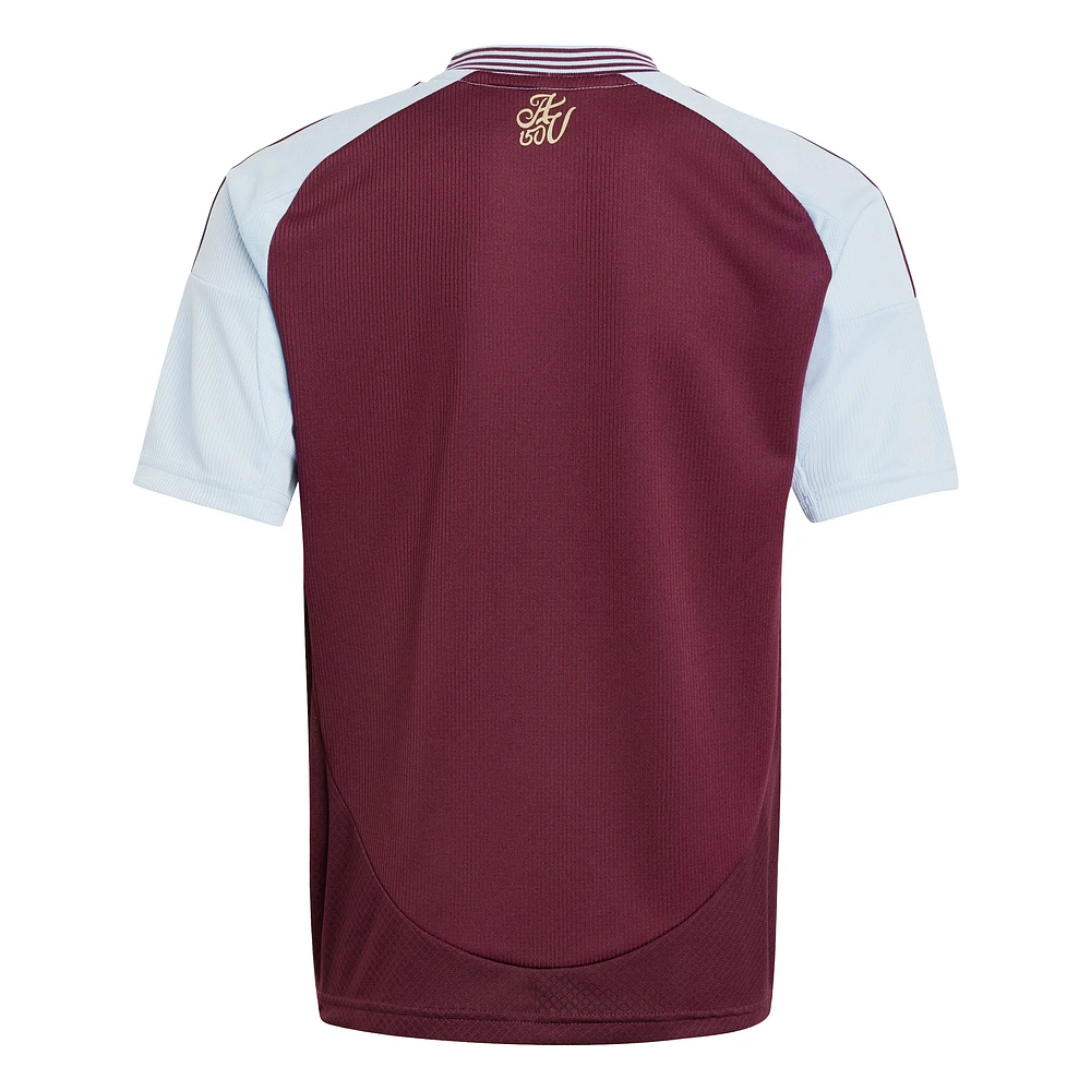 Youth adidas Claret Aston Villa 2024/25 Home Replica Jersey