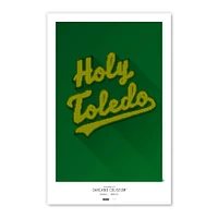 Athletics Coliseum 11'' x 17'' Holy Toledo Minimalist Stadium Poster Art Print