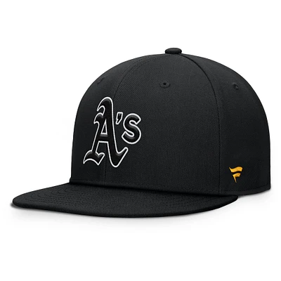 Casquette à pression noire Fanatics Athletics Walk-Off Bullpen pour hommes