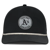 Men's Fanatics Black Oakland Athletics Signature A-Frame Adjustable Hat