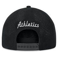 Men's Fanatics Black Oakland Athletics Signature A-Frame Adjustable Hat