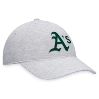 Men's Fanatics Gray Athletics Logo Adjustable Hat
