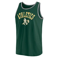 Men's Fanatics Green Athletics Bet Tank Top