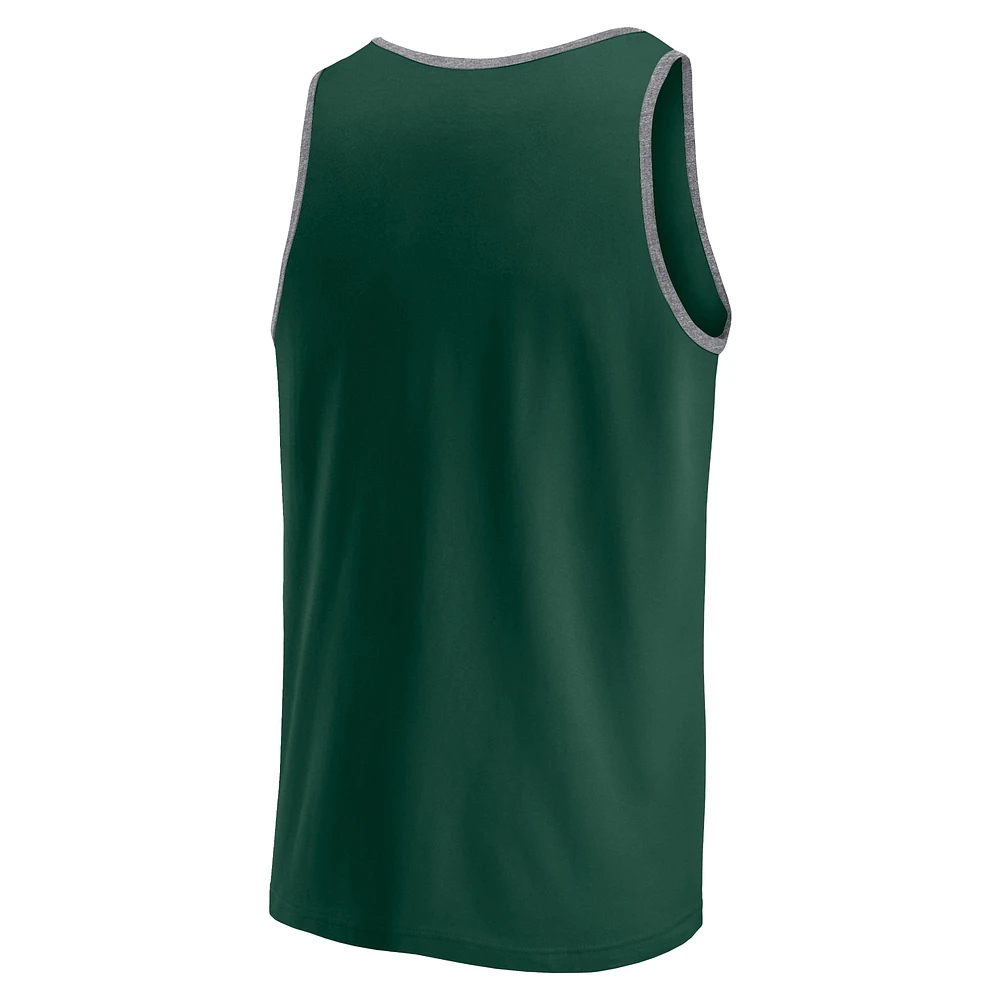 Men's Fanatics Green Athletics Bet Tank Top