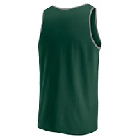 Men's Fanatics Green Athletics Bet Tank Top
