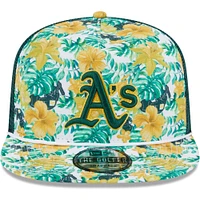 Men's New Era Athletics Tropic Floral Golfer Lightly Structured Snapback Hat