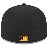 Men's New Era Black Athletics 2024 Armed Forces Day Low Profile 59FIFTY Fitted Hat