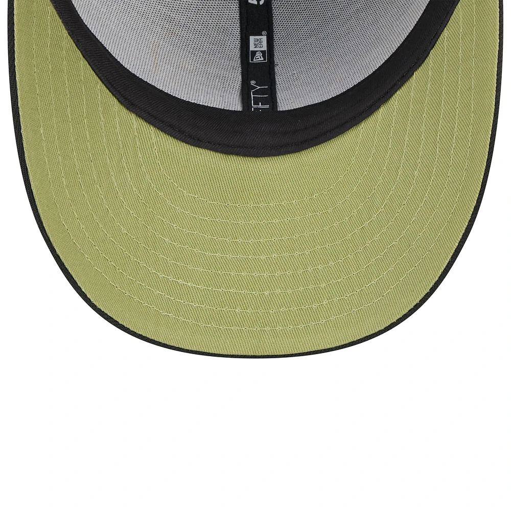 Men's New Era Black Athletics 2024 Armed Forces Day Low Profile 59FIFTY Fitted Hat
