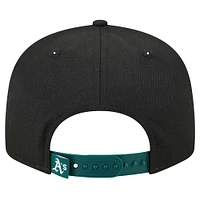 Men's New Era Black Athletics Splatter 9FIFTY Snapback Hat
