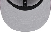 Men's New Era Brown/Purple Athletics Color Pack Two-Tone 9FIFTY Snapback Hat