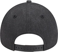 Men's New Era Charcoal Athletics Logo Essentials 9FORTY A-Frame Adjustable Hat