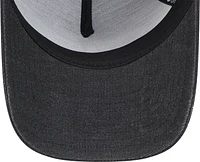 Men's New Era Charcoal Athletics Logo Essentials 9FORTY A-Frame Adjustable Hat