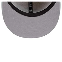 Men's New Era Cream/Green Athletics Team Art 9FIFTY Snapback Hat