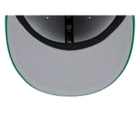 Men's New Era  Gray/Green Athletics 2025 Batting Practice 59FIFTY Fitted Hat