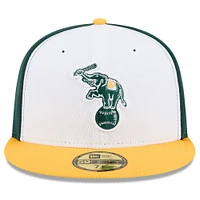 Men's New Era Green/Gold Athletics 2025 MLB Clubhouse 59FIFTY Fitted Hat