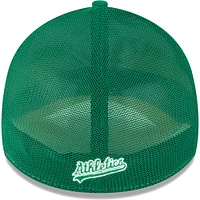 Men's New Era Green/White Athletics 2023 On-Field Batting Practice 39THIRTY Flex Hat