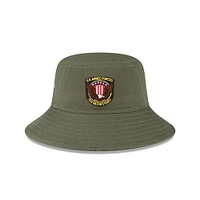 Men's New Era Green Athletics 2023 Armed Forces Day Bucket Hat