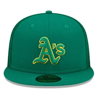Men's New Era Green Athletics 2023 Batting Practice 59FIFTY Fitted Hat