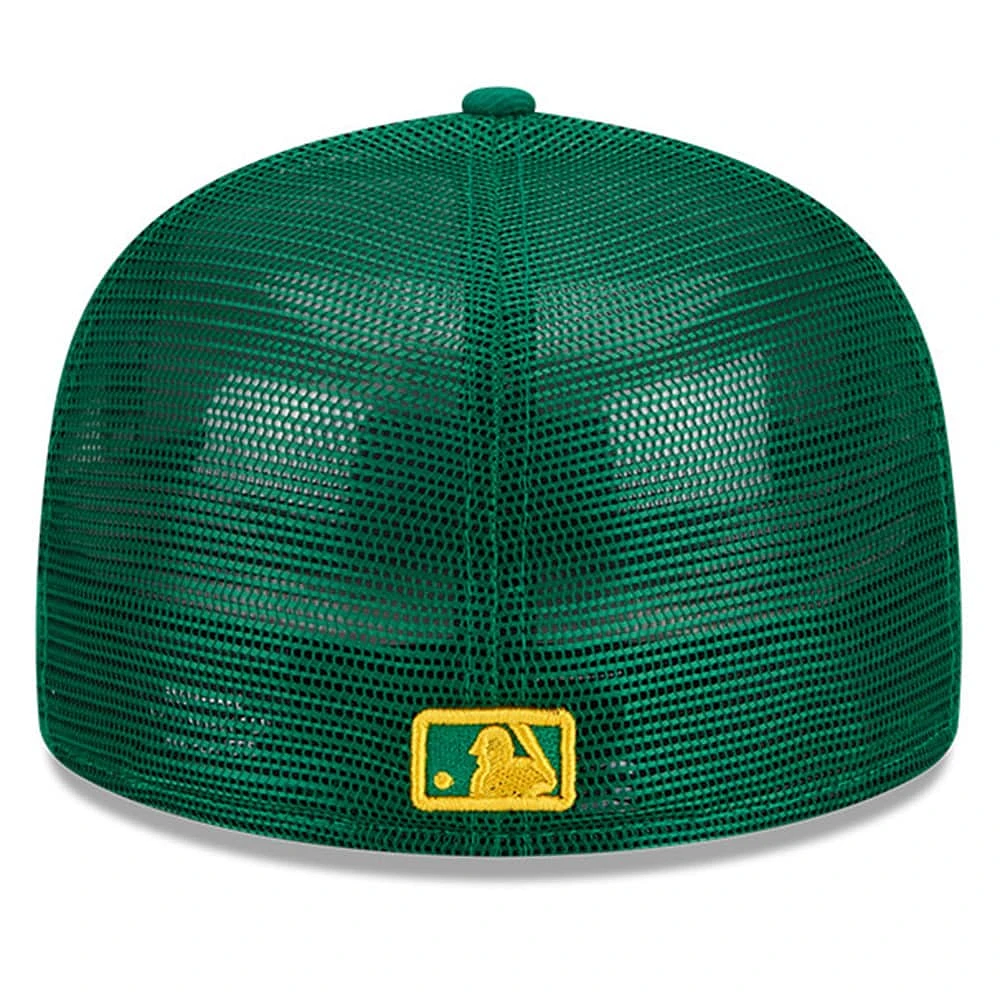 Men's New Era Green Athletics 2023 Batting Practice 59FIFTY Fitted Hat