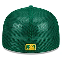 Men's New Era Green Athletics 2023 Batting Practice 59FIFTY Fitted Hat