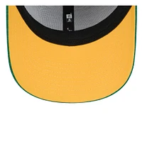 Men's New Era Green Athletics 2024 Clubhouse 9FORTY Adjustable Hat