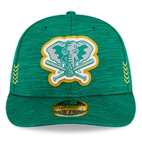 Men's New Era Athletics 2024 Clubhouse Low Profile 59FIFTY Fitted Hat