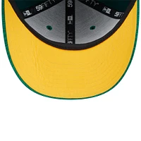 Men's New Era Athletics 2024 Clubhouse Low Profile 59FIFTY Fitted Hat